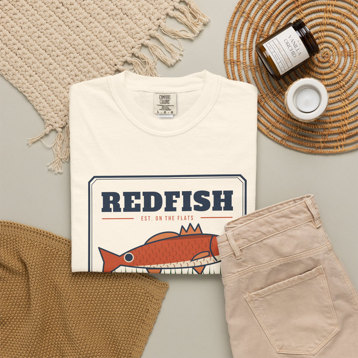 Redfish Tailing on the Flats Tee