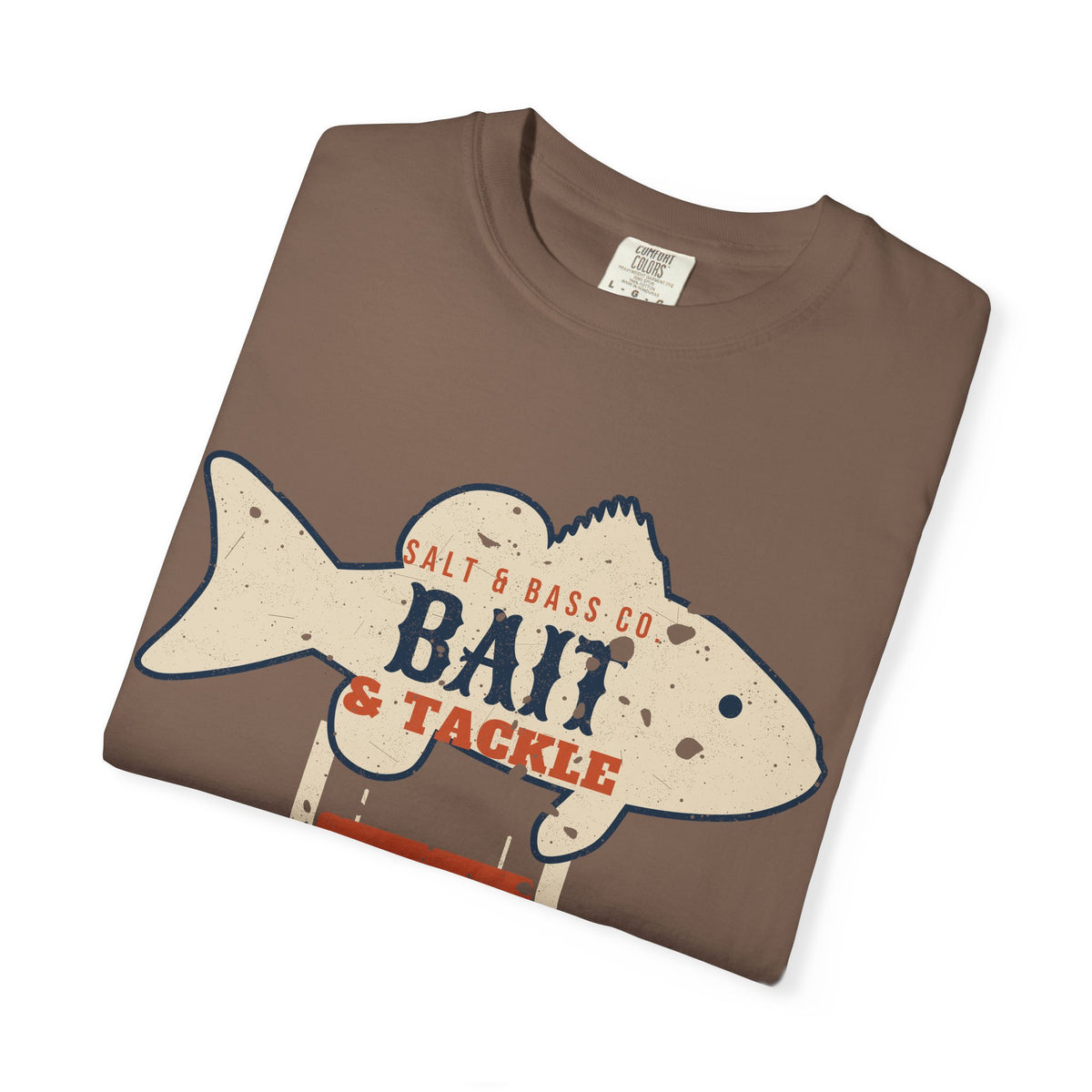 Salt & Bass Co. Bait & Tackle Vintage Sign Tee