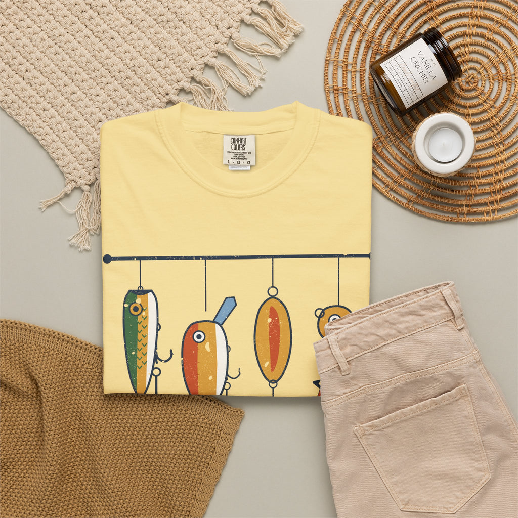 Talk Tackle to Me Retro Fishing Lures Tee