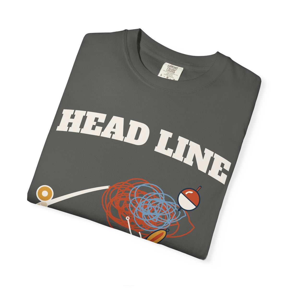 Head Line Untangler Fishing Dad Tee