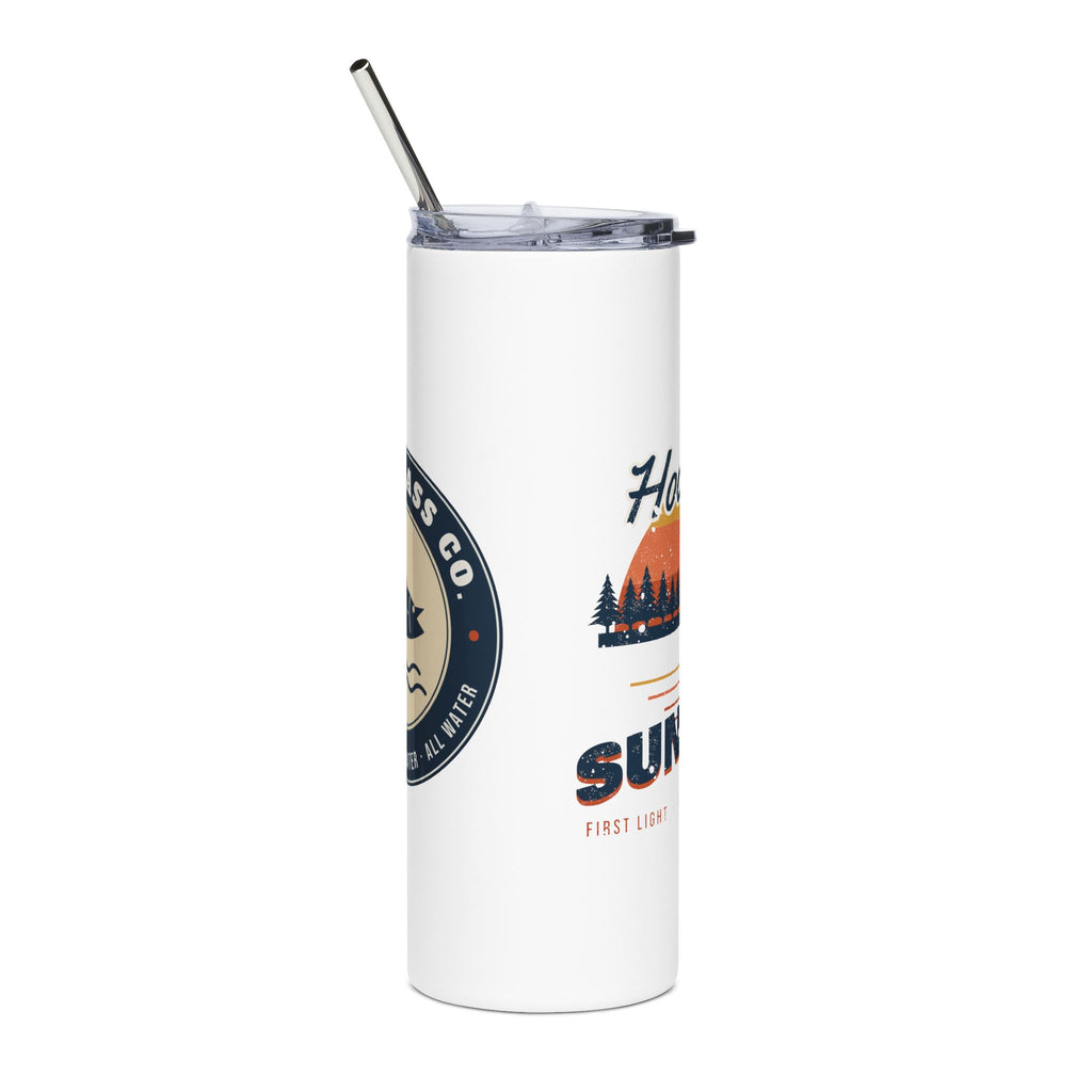 Hooked on Sunrises Fishing Tumbler 20oz
