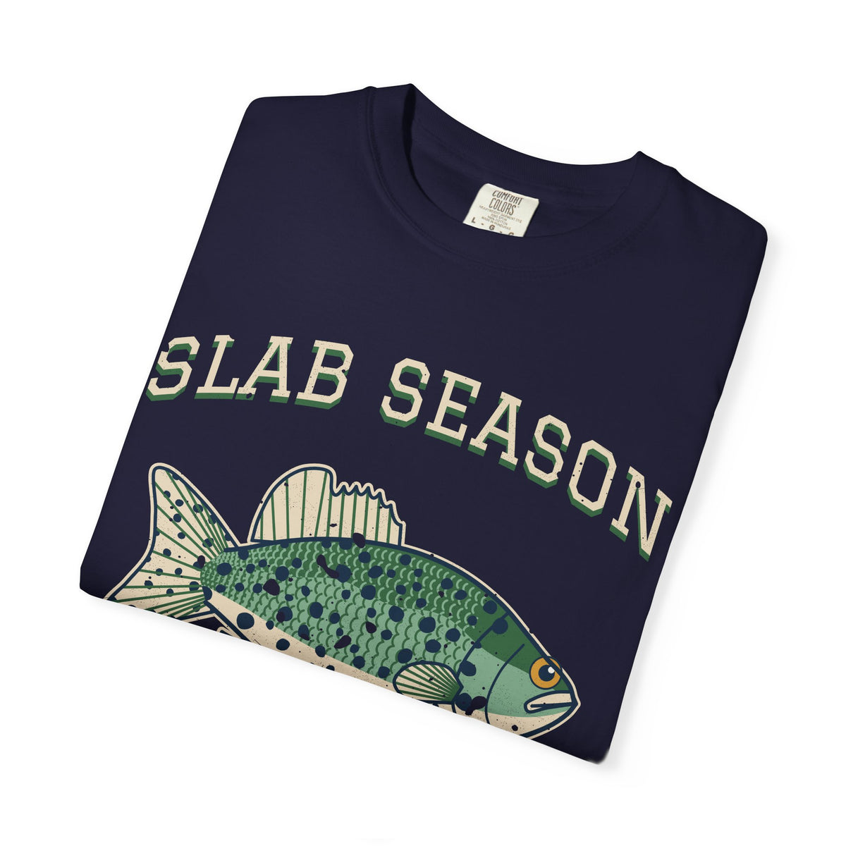 Slab Season Crappie Fishing Club Tee