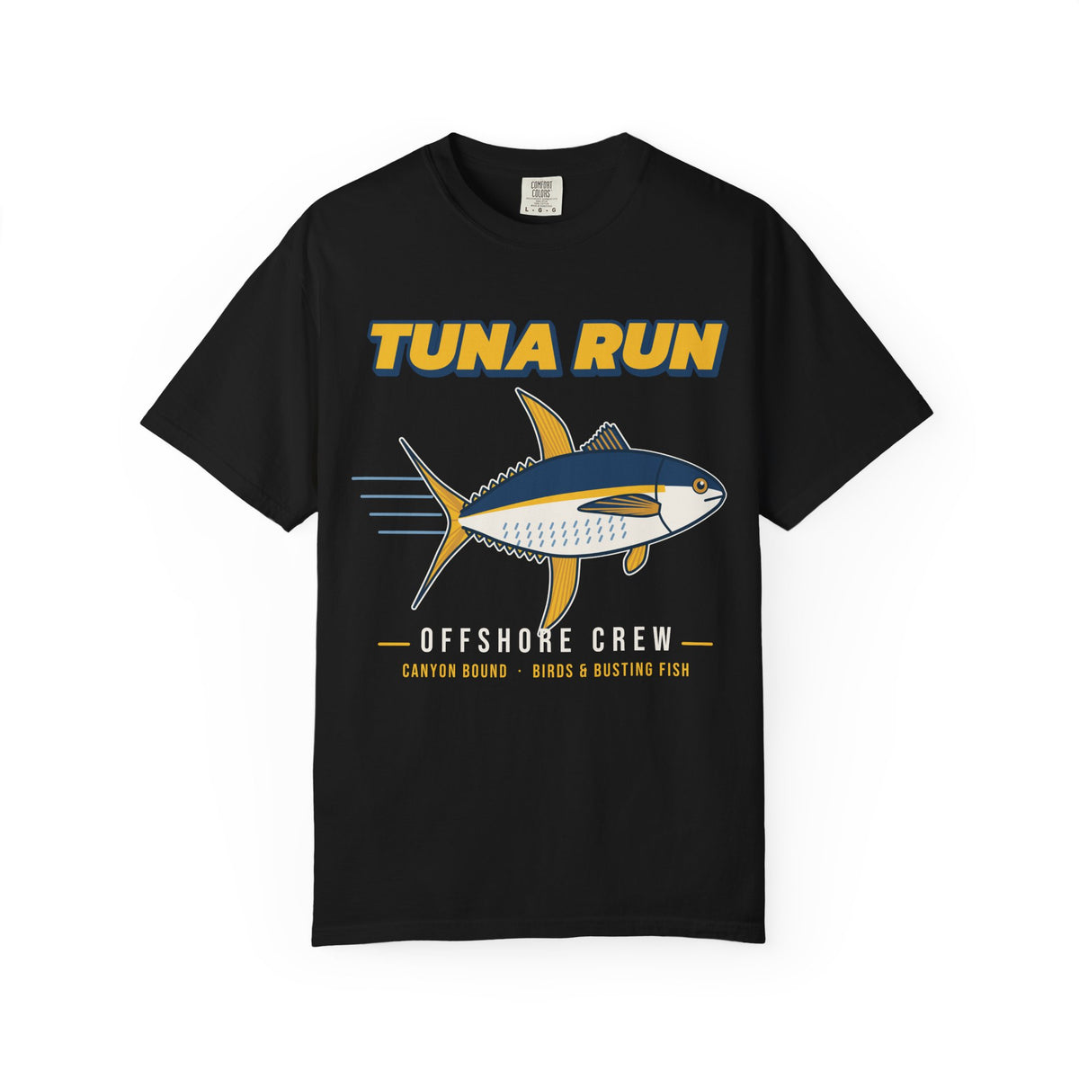 Tuna Run Offshore Crew Yellowfin Tee