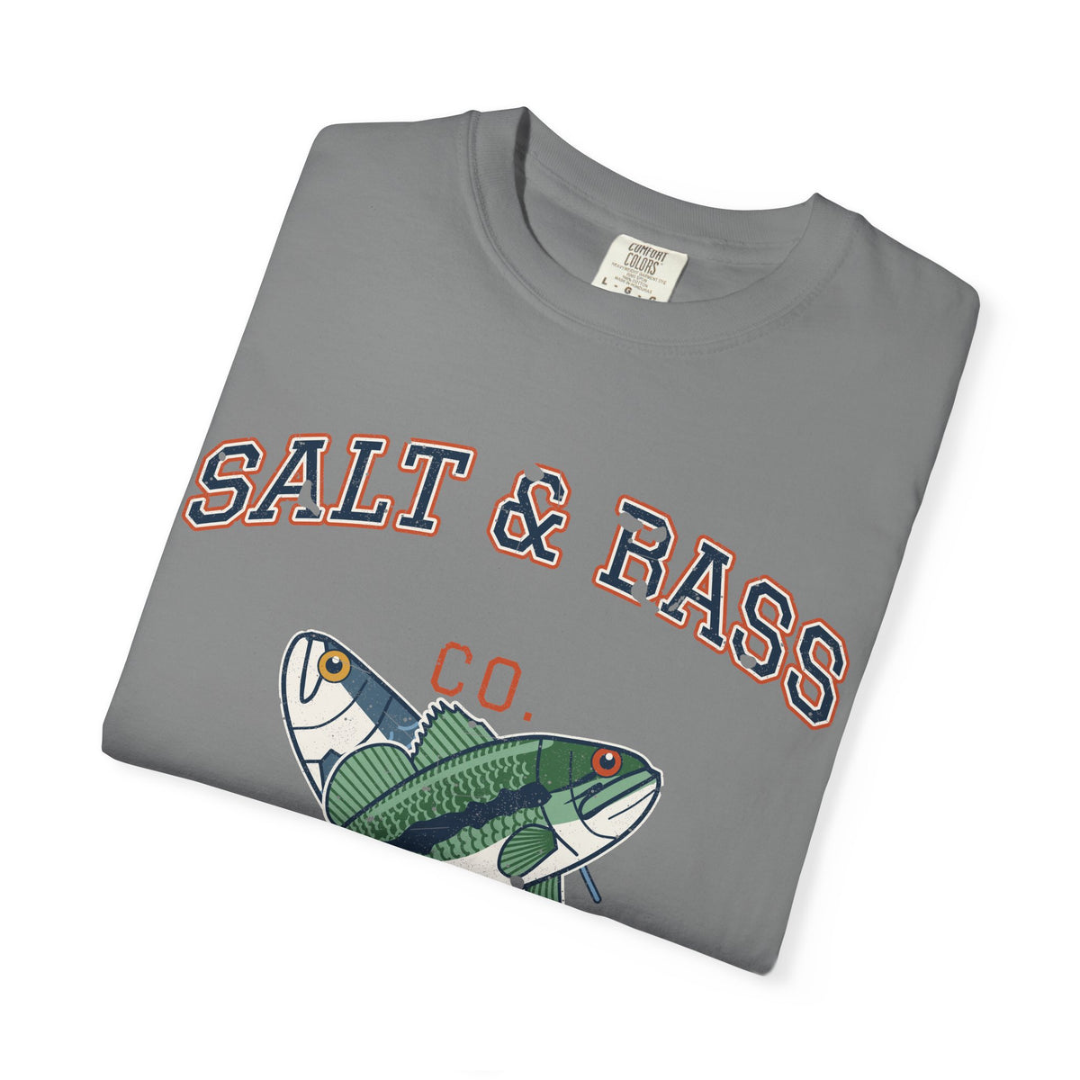 Salt & Bass Co. Est. on the Water Varsity Tee
