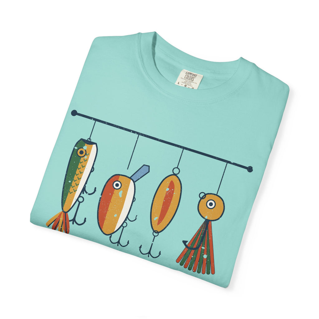 Talk Tackle to Me Retro Fishing Lures Tee