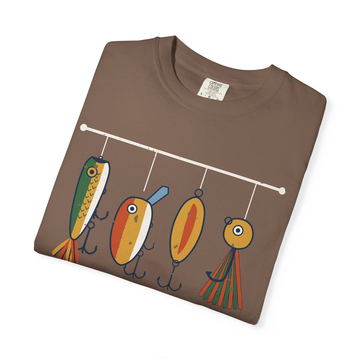 Talk Tackle to Me Retro Fishing Lures Tee