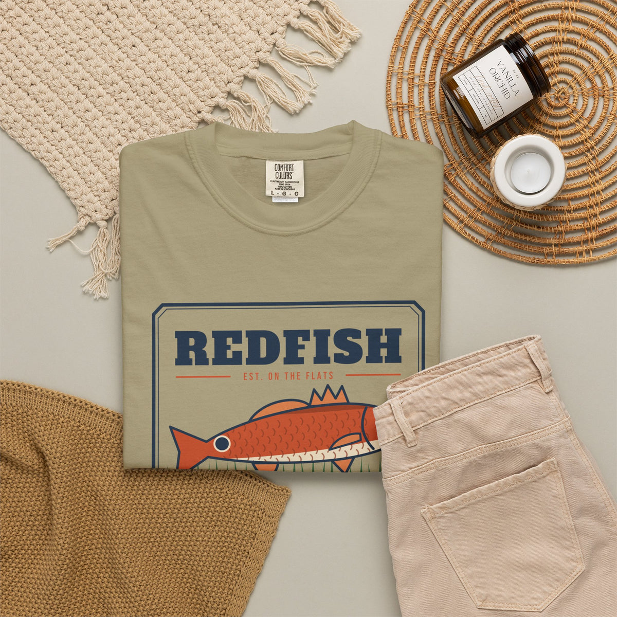 Redfish Tailing on the Flats Tee