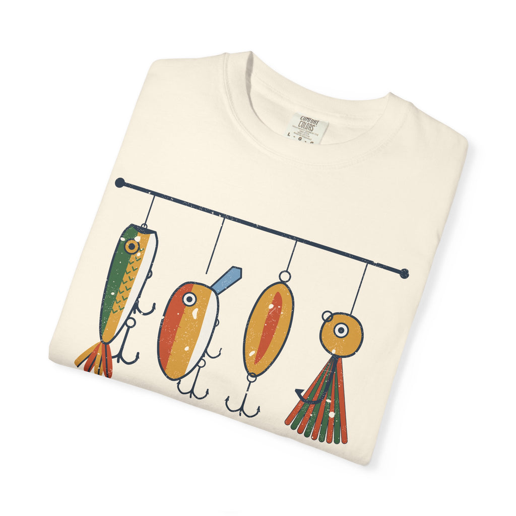 Talk Tackle to Me Retro Fishing Lures Tee
