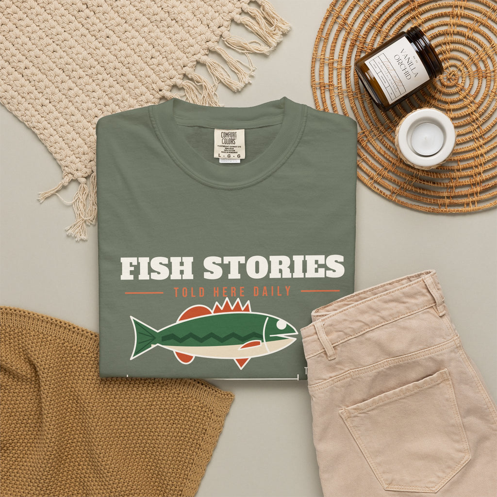 Fish Stories, Facts Optional Tee