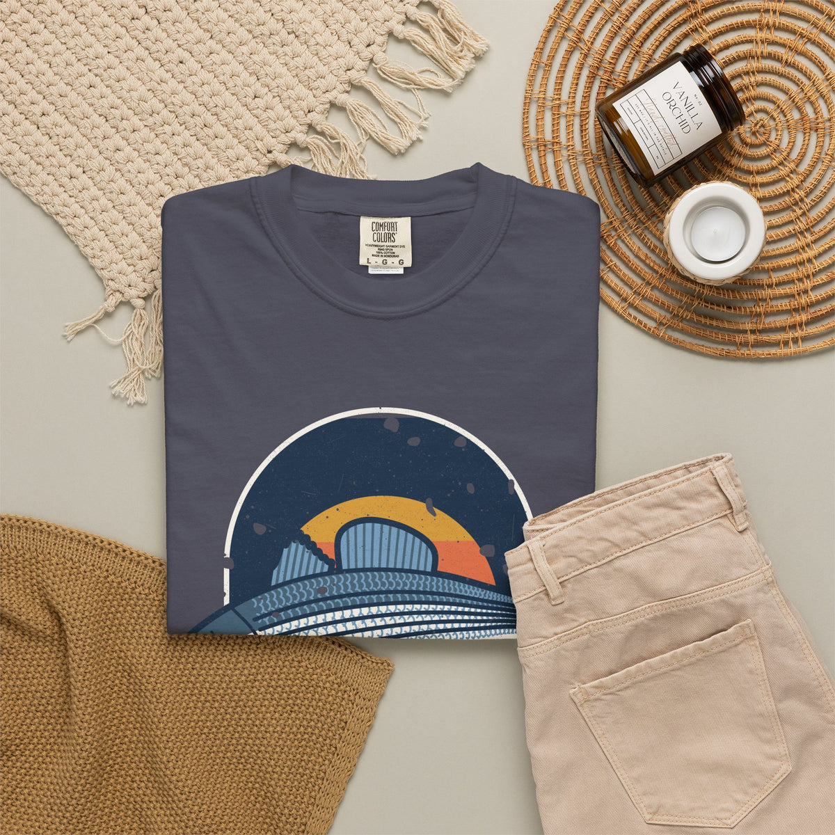 Stripers and Sunrises Surf Fishing Tee