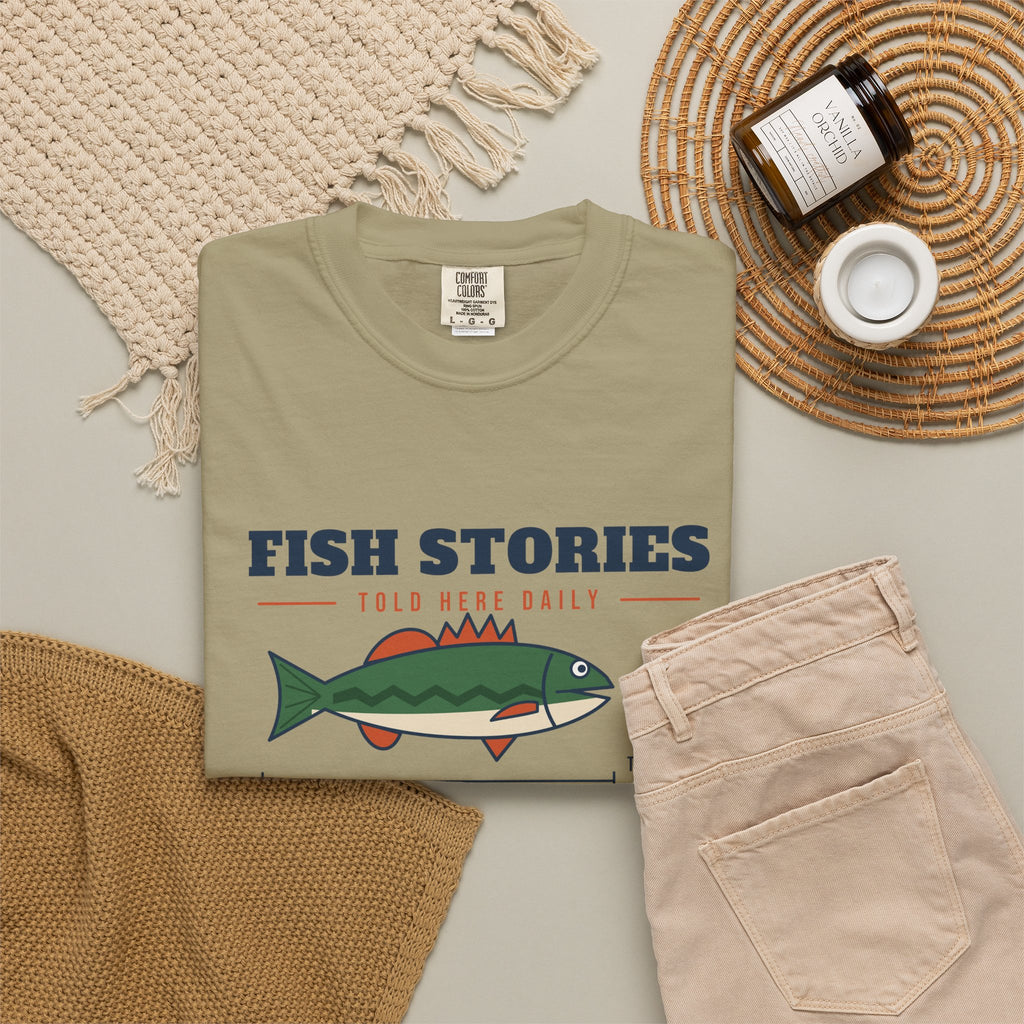 Fish Stories, Facts Optional Tee