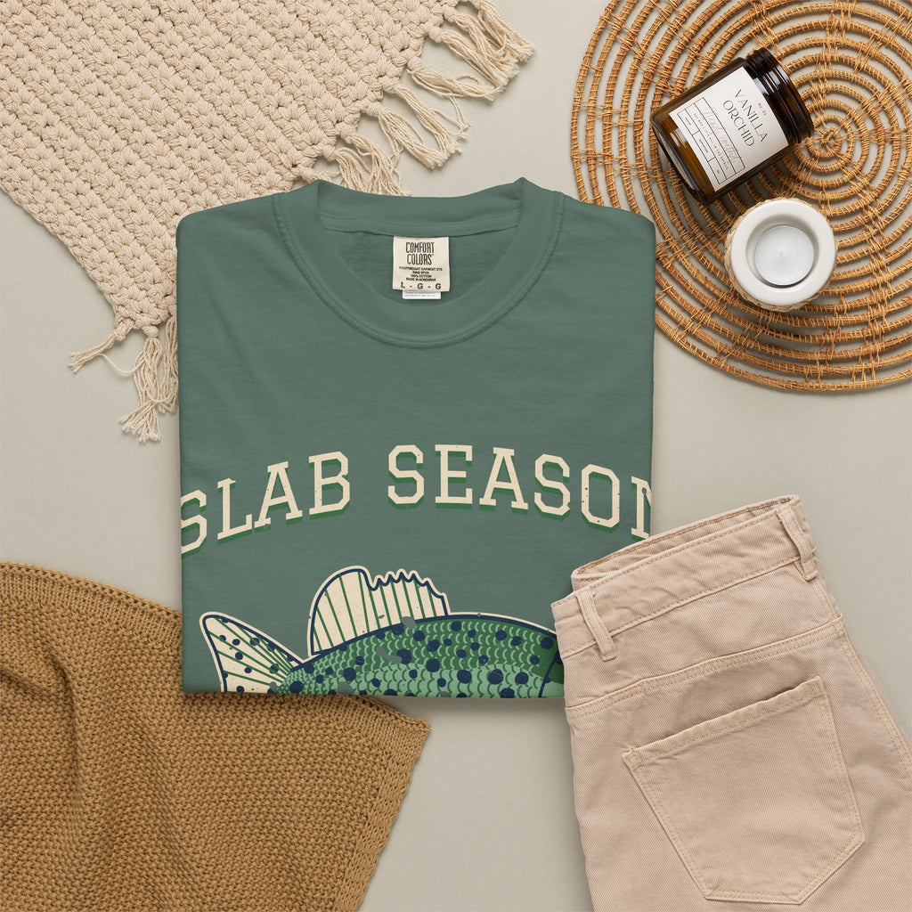 Slab Season Crappie Fishing Club Tee