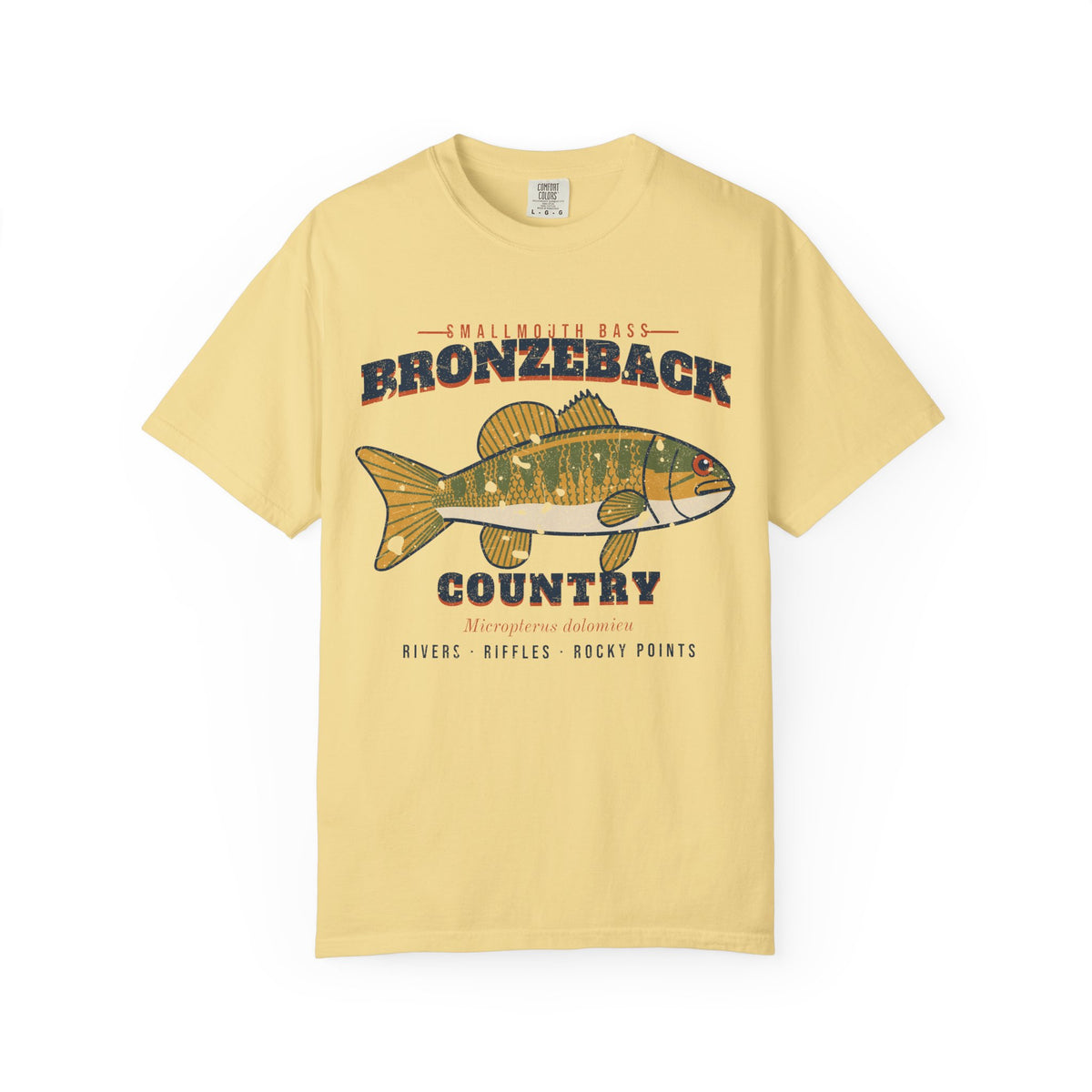 Bronzeback Country Smallmouth Bass Vintage Tee