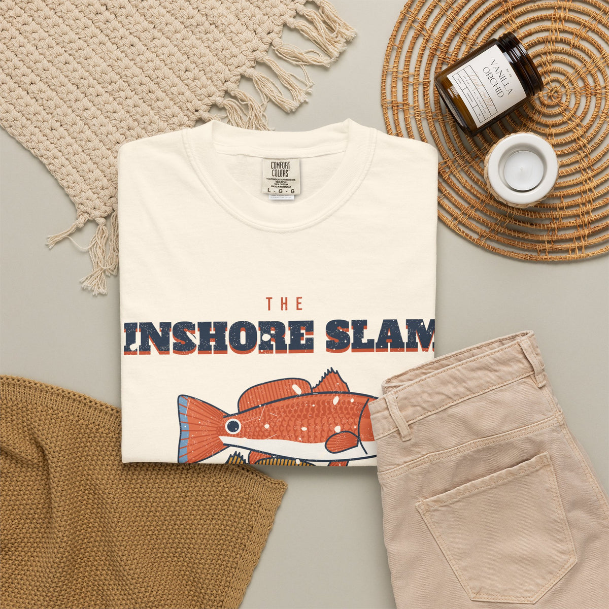 Inshore Slam Redfish Trout Snook Tee
