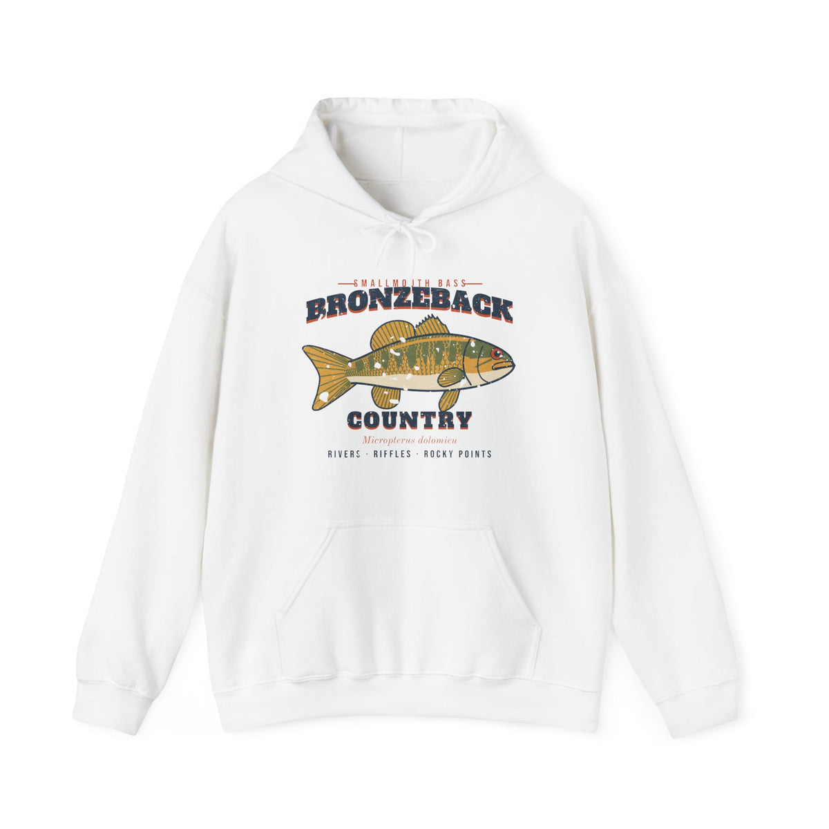 Bronzeback Country Smallmouth Bass Hoodie