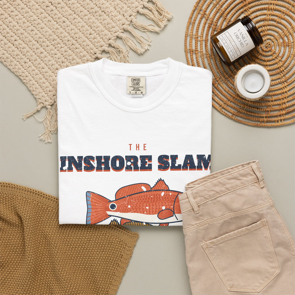 Inshore Slam Redfish Trout Snook Tee