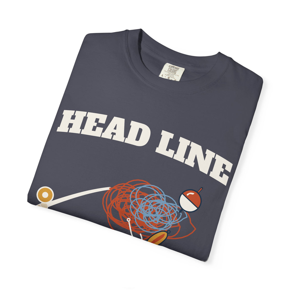 Head Line Untangler Fishing Dad Tee